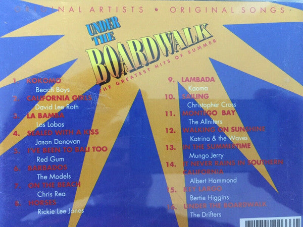 Various : Under The Boardwalk. The Greatest Hits Of Summer (CD, Comp)