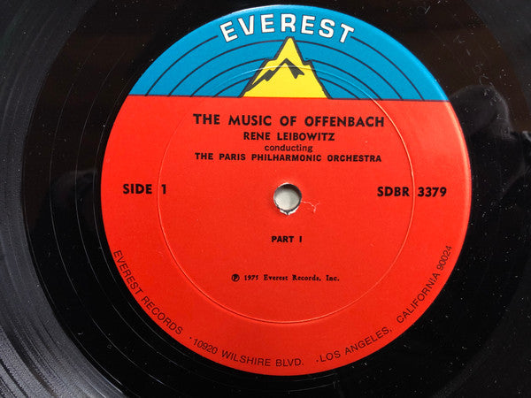 Jacques Offenbach, René Leibowitz Conducting Orchestre Philharmonique De Paris (2) : The Music Of Offenbach (LP)
