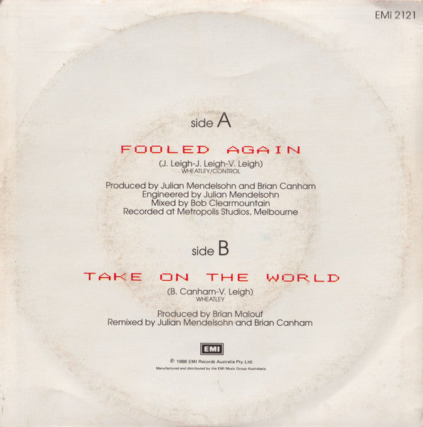Pseudo Echo : Fooled Again (7", Single)