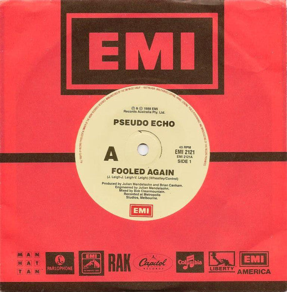 Pseudo Echo : Fooled Again (7", Single)