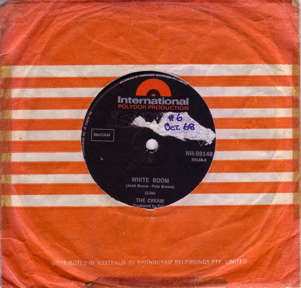The Cream* : White Room (7", Single)