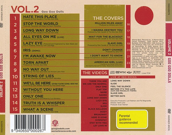 Goo Goo Dolls : Vol. 2 (CD, Comp + DVD-V, NTSC)
