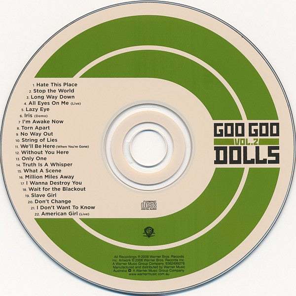 Goo Goo Dolls : Vol. 2 (CD, Comp + DVD-V, NTSC)