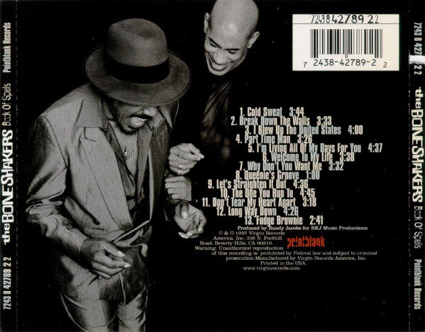 The Boneshakers (2) : Book Of Spells (CD, Album)