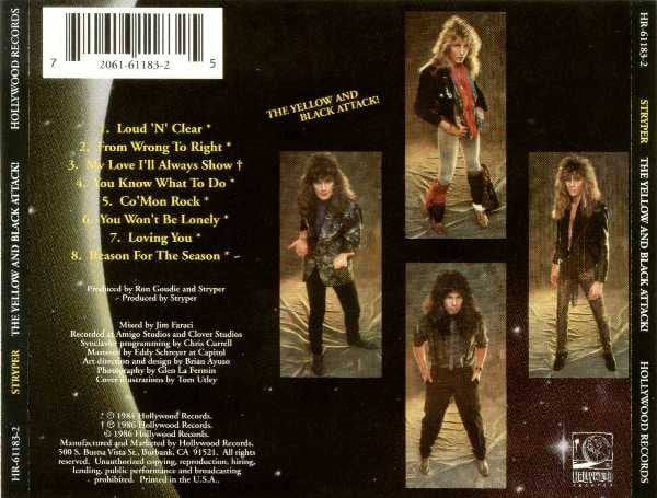Stryper : The Yellow And Black Attack (CD, Album, RE)