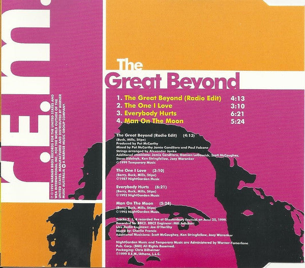 R.E.M. : The Great Beyond (CD, Maxi)