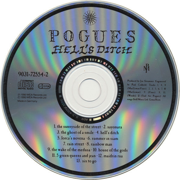 The Pogues : Hell's Ditch (CD, Album, Rec)