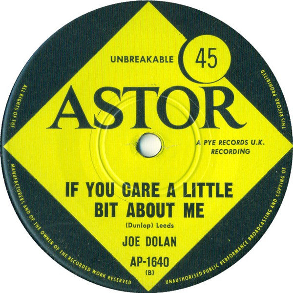 Joe Dolan : Make Me An Island (7", Single)