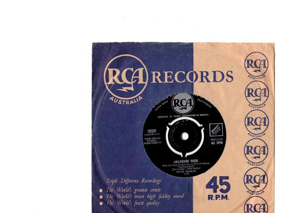 Elvis Presley : Jailhouse Rock (7", Single)