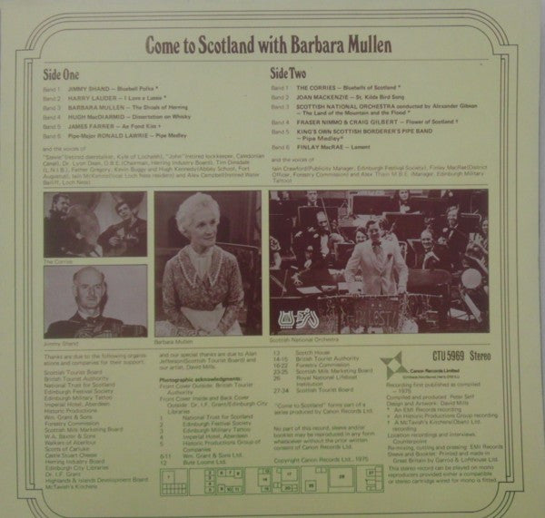 Various : Come To Scotland (LP)