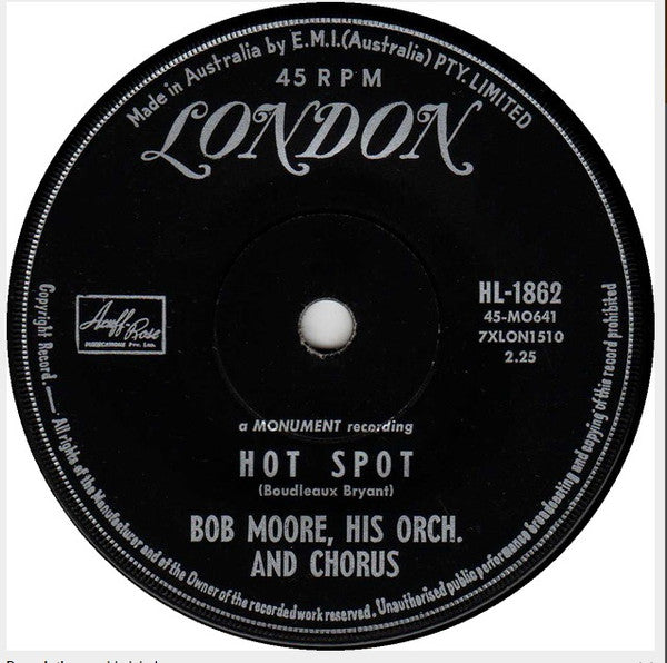 Bob Moore And His Orchestra / Bob Moore And His Orchestra And Chorus : Mexico / Hot Spot (7", Single)