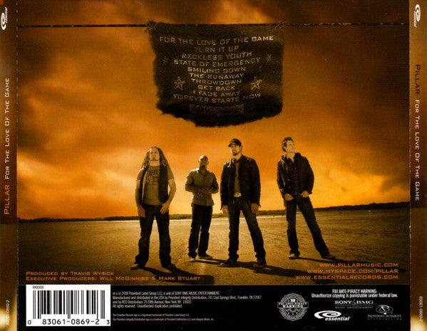 Pillar : For The Love Of The Game (CD, Album, Enh)