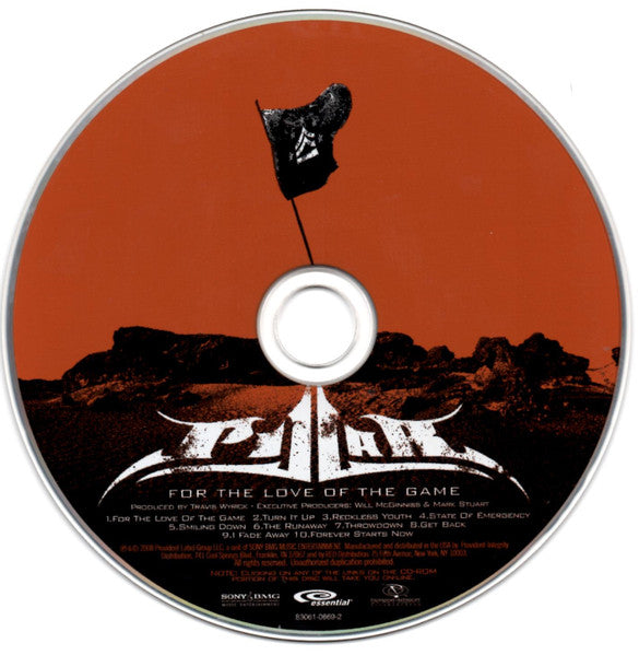 Pillar : For The Love Of The Game (CD, Album, Enh)
