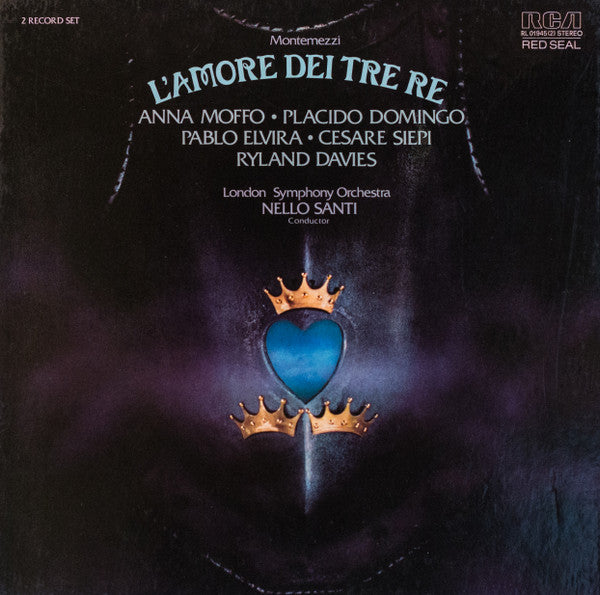 Montemezzi*  - Anna Moffo, Placido Domingo, Pablo Elvira, Cesare Siepi, Ryland Davies, London Symphony Orchestra , Conductor Nello Santi : L'Amore Dei Tre Re (2xLP + Box)