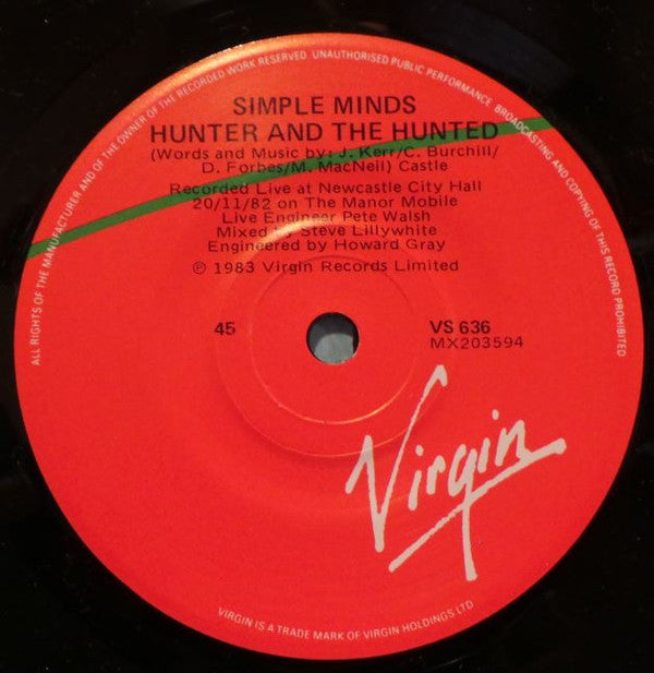 Simple Minds : Waterfront (7", Single)