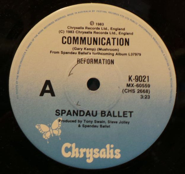Spandau Ballet : Communication (7", Single)