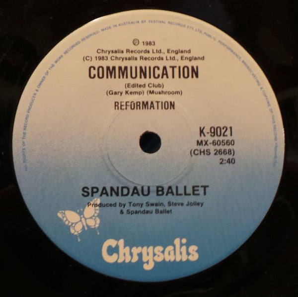 Spandau Ballet : Communication (7", Single)