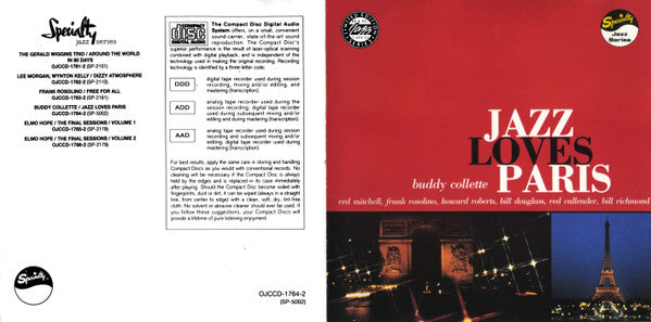 Buddy Collette : Jazz Loves Paris (CD, Album, Ltd, RE, RM)