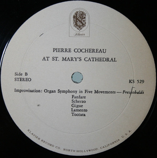 Pierre Cochereau : At St. Mary's Cathedral (LP, Album)