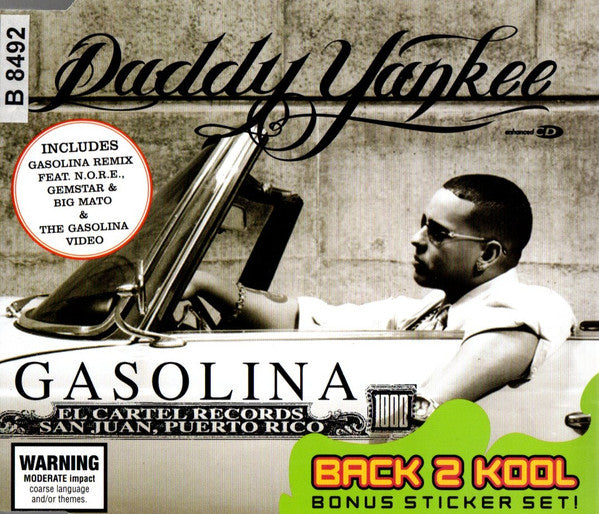 Daddy Yankee : Gasolina (CD, Single, Enh)