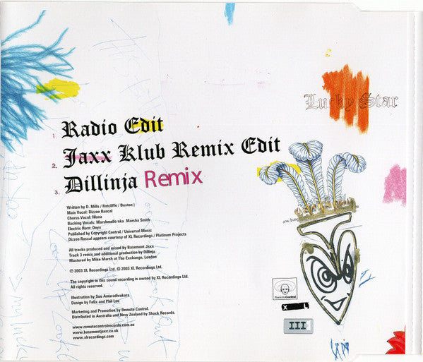 Basement Jaxx Feat Dizzee Rascal : Lucky Star (CD, Single)