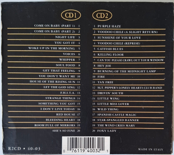 Jimi Hendrix : The Gold Collection: 40 Classic Performances (2xCD, Comp, Gol)