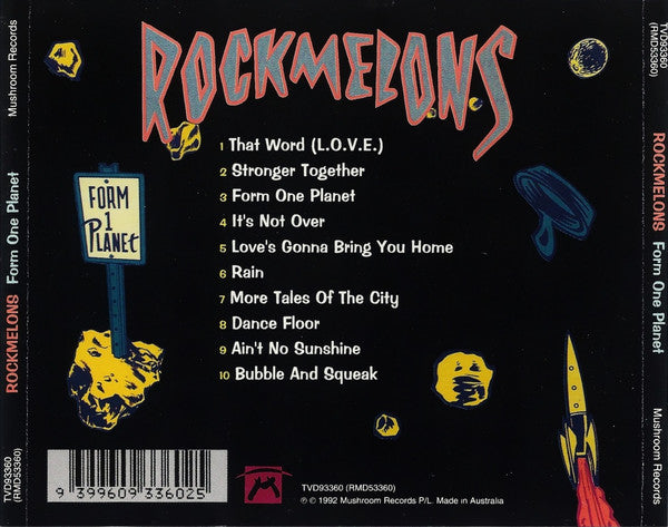 Rockmelons* : Form One Planet (CD, Album)