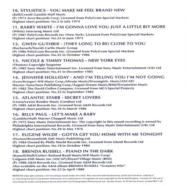 Various : The Wings Of Love (CD, Comp)