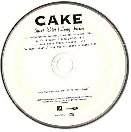 Cake : Short Skirt / Long Jacket (CD, Maxi, Enh)