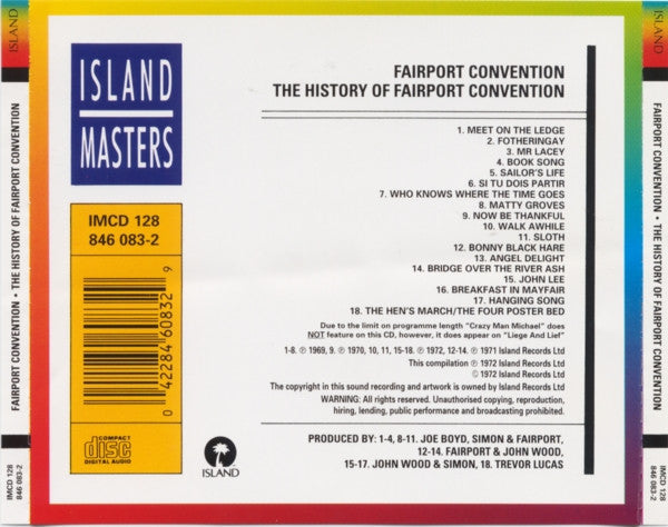 Fairport Convention : The History Of Fairport Convention (CD, Comp, RE)