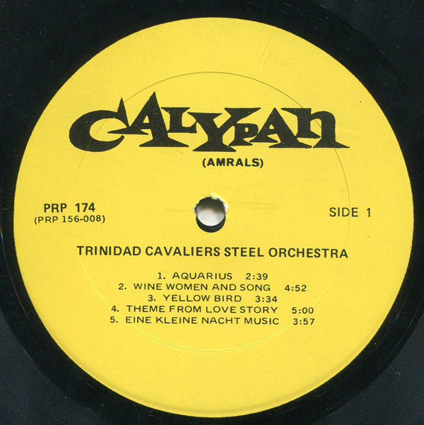Trinidad Cavaliers Steel Orchestra* : Amral's Trinidad Cavaliers (LP, Album)