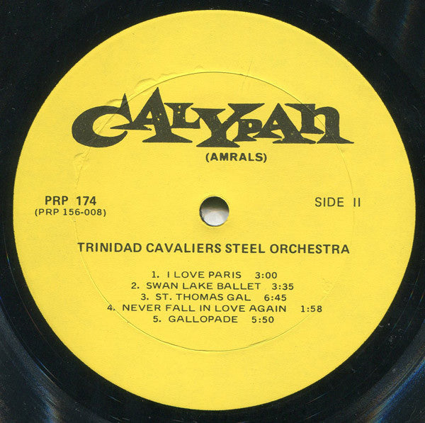 Trinidad Cavaliers Steel Orchestra* : Amral's Trinidad Cavaliers (LP, Album)