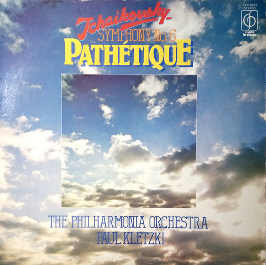 Pyotr Ilyich Tchaikovsky, Philharmonia Orchestra, Paul Kletzki : Symphony No. 6 Pathétique (LP, RE)