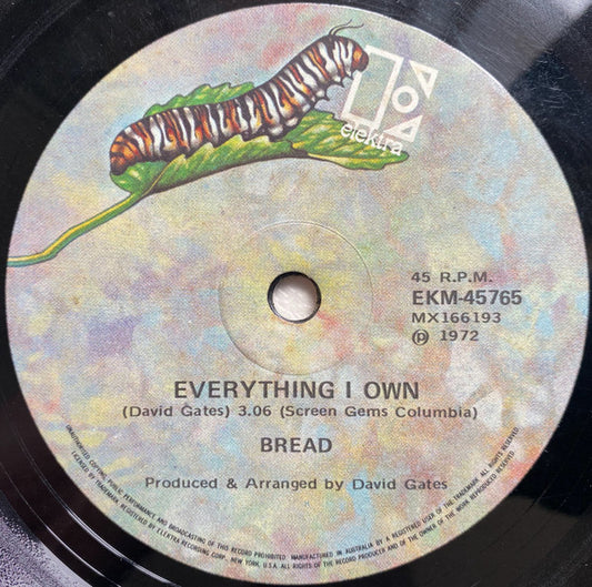 Bread : Everything I Own (7", Single)
