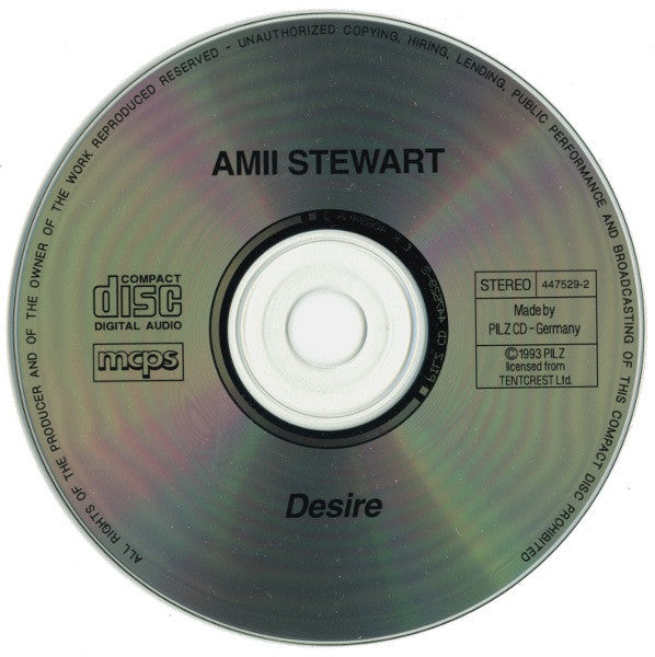 Amii Stewart : Desire (CD, Single)