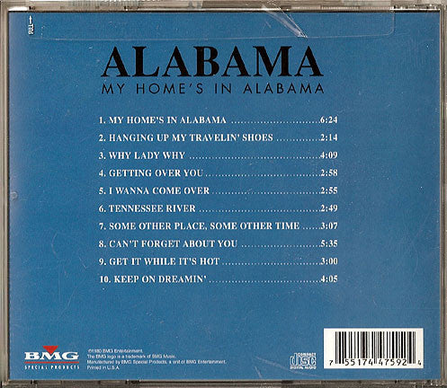 Alabama : My Home's In Alabama (CD, Album, RE)