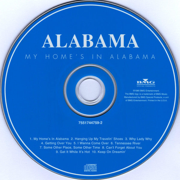 Alabama : My Home's In Alabama (CD, Album, RE)