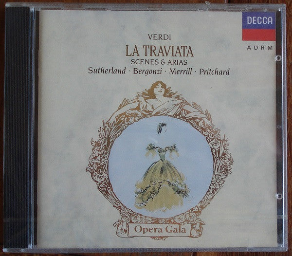 Verdi*, Sutherland* • Bergonzi* • Merrill* • Pritchard* : La Traviata - Scenes And Arias (CD, Album, RM, RP)