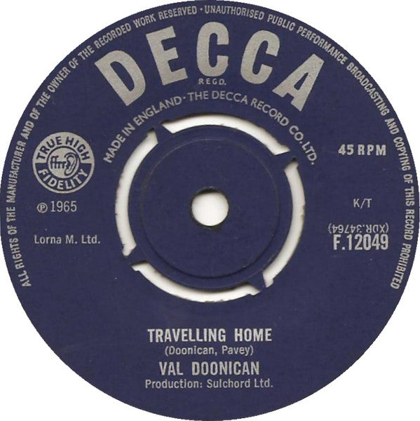 Val Doonican : The Special Years (7", Single)