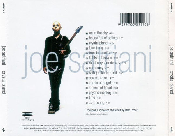 Joe Satriani : Crystal Planet (CD, Album)