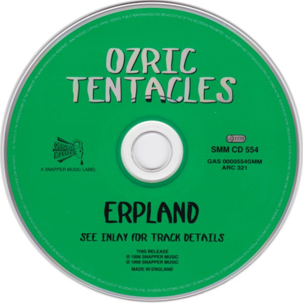 Ozric Tentacles : Erpland (CD, Album, RE)