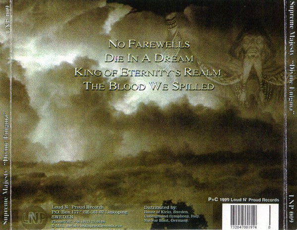 Supreme Majesty : Divine Enigma (CD, EP)