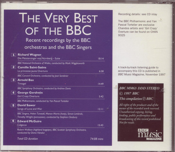 Various : The Very Best Of The BBC: Celebrating The BBC Orchestras And BBC Singers (CD, Comp)