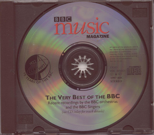 Various : The Very Best Of The BBC: Celebrating The BBC Orchestras And BBC Singers (CD, Comp)