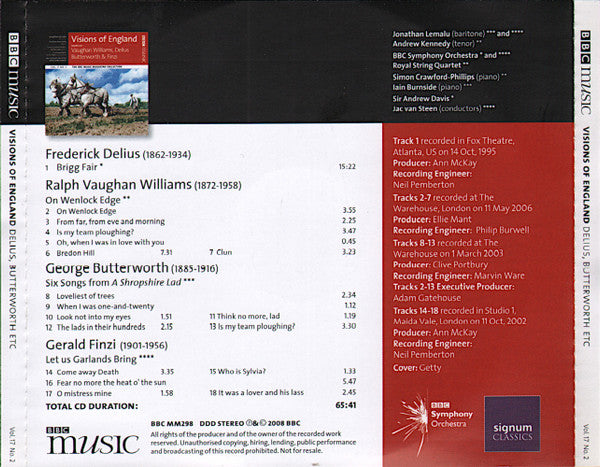 Various : Visions Of England (CD, Album)