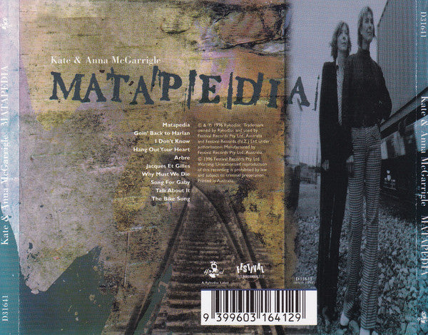Kate & Anna McGarrigle : Matapedia (CD)