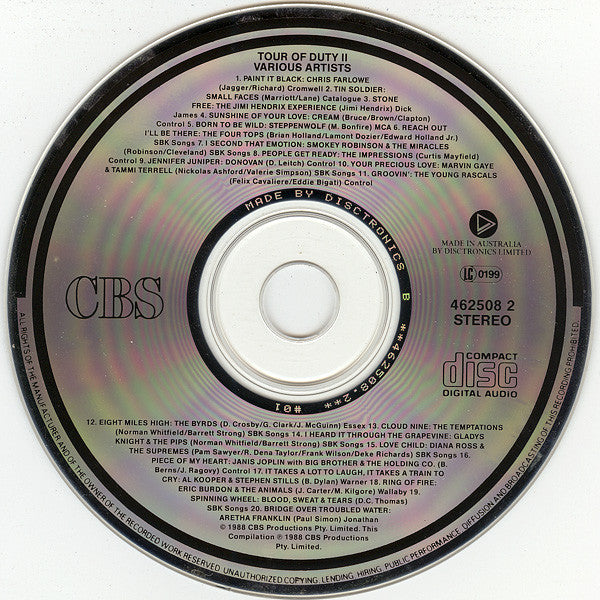 Various : Tour Of Duty II (CD, Comp)