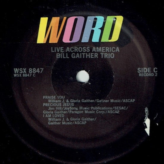 The Bill Gaither Trio : Live Across America (2xLP)