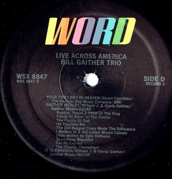 The Bill Gaither Trio : Live Across America (2xLP)