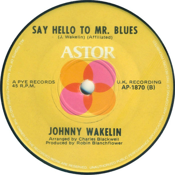 Johnny Wakelin : Tennessee Hero (Elvis) (7", Single)